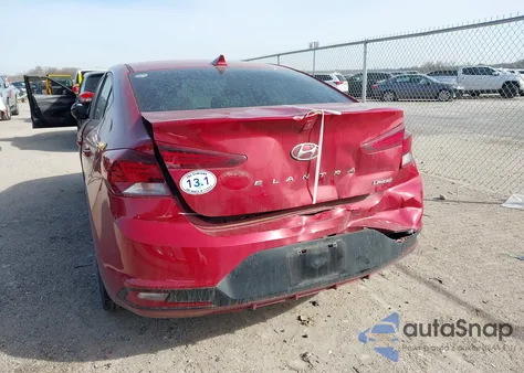 2019 Hyundai Elantra Limited z USA, uszkodzony, nr VIN KMHD84LF3KU754650